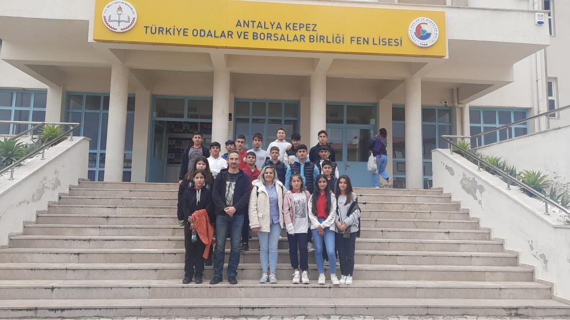 Antalya Türkiye Odalar ve Borsalar Birliği Fen Lisesini Ziyaret Ettik.
